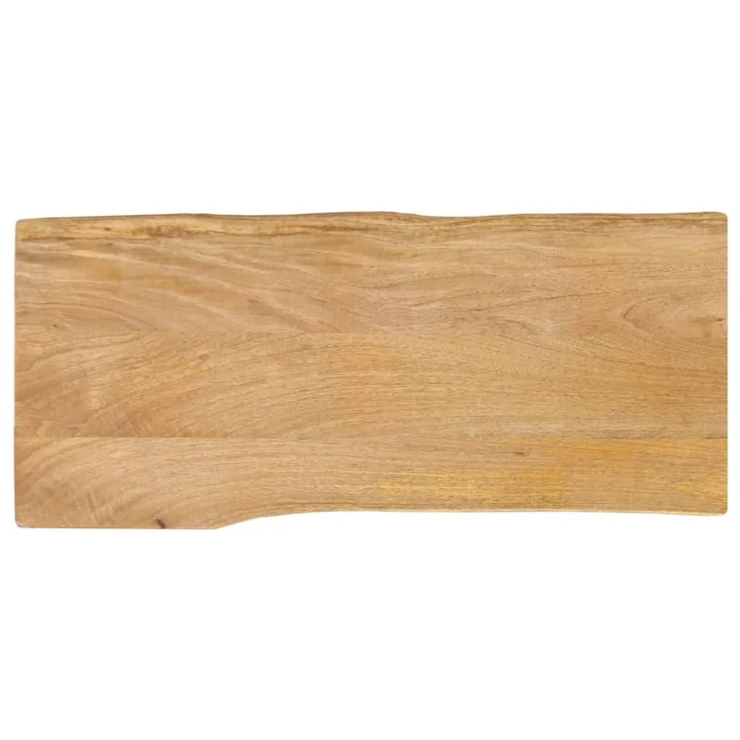 vidaXL Tischplatte mit Baumkante 80x40x2,5 cm Massivholz Mango 370706