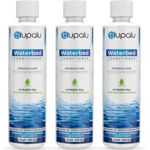 blupalu Wasserbett Conditioner Premium Care Konditionierer gegen Gerüche & Algen Pflege Konditionierer 3x 250ml