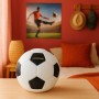 Relaxdays Fußball Spardose Kunstharz Kunststoff Schwarz Weiß 15 cm x 15 cm 300 g_3