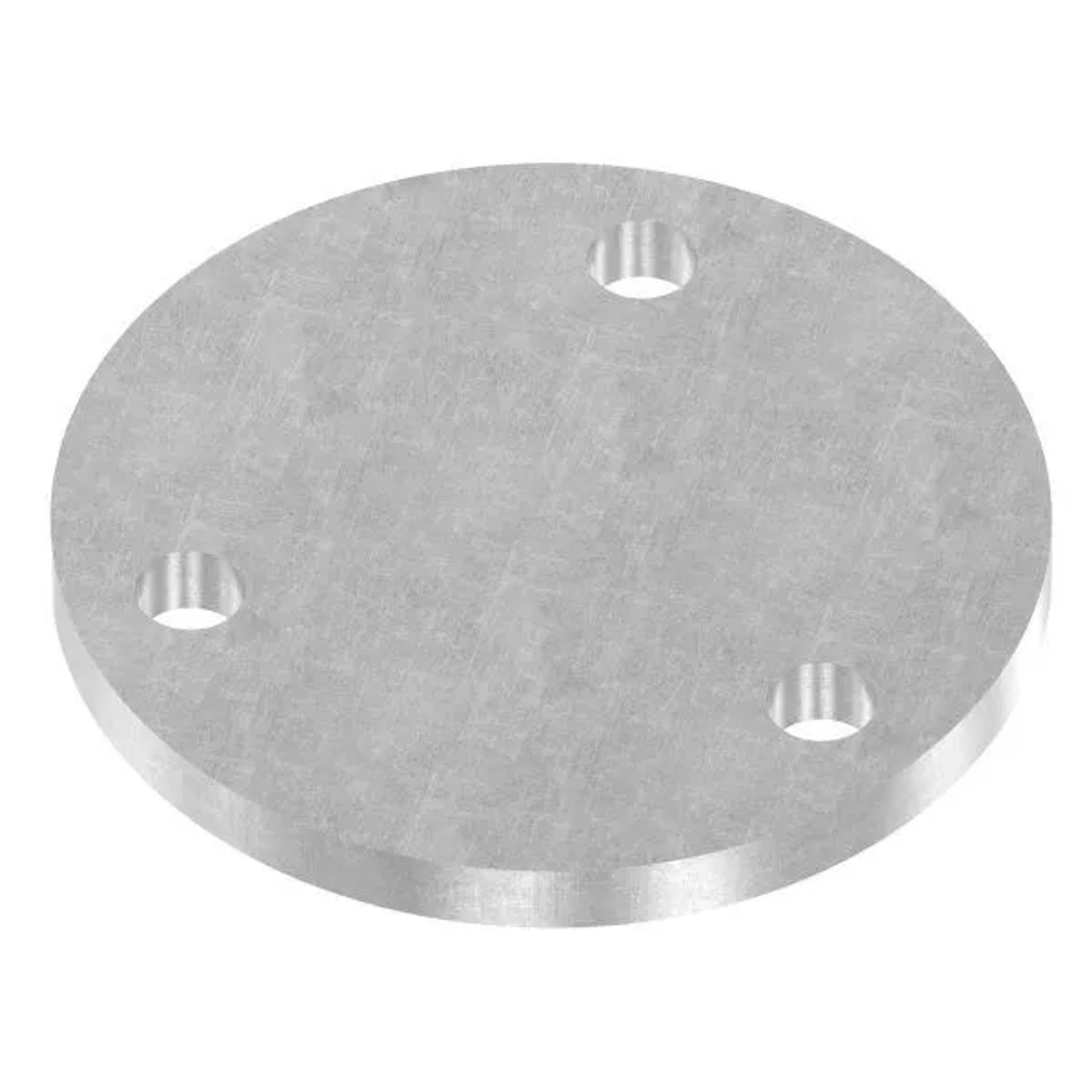 FeNau Ankerplatte 100x8 mm 3 Bohrungen Stahl Roh