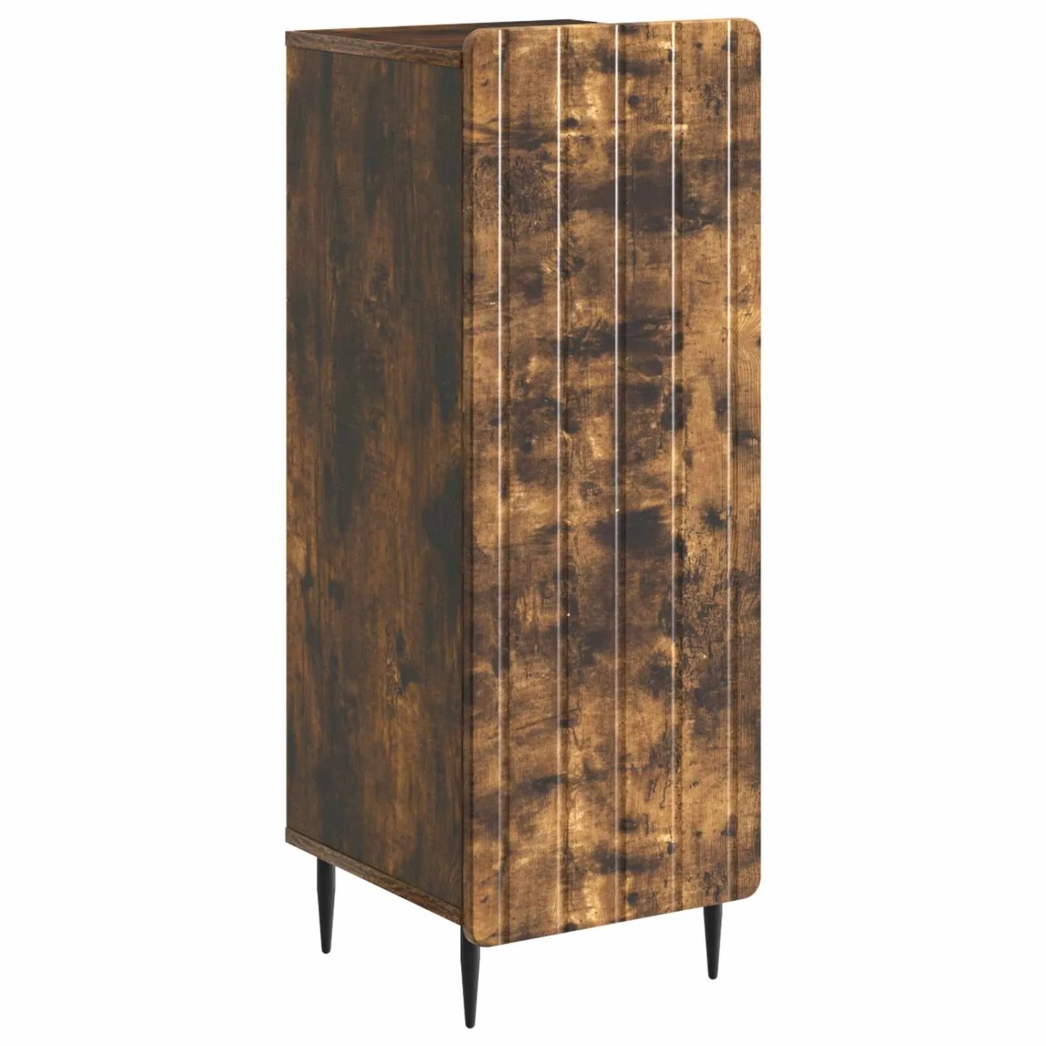vidaXL Sideboard Geräucherte Eiche 34,5 x 33 x 92 cm Holzwerkstoff 894370