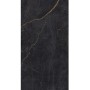 Breuer Duschrückwand, seidenmatt, Marmor Schwarz-Kupfer, 100x255 cm.
