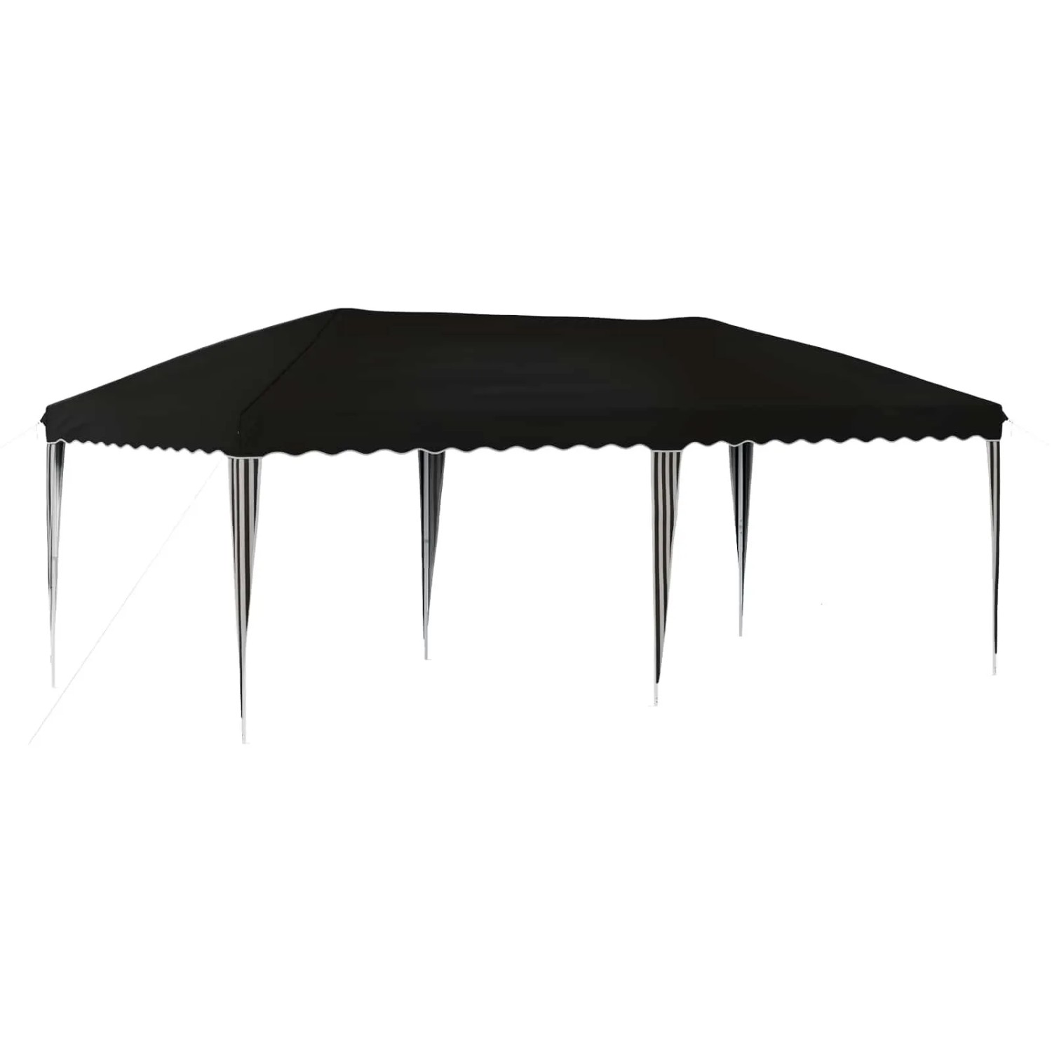 vidaXL Pop-Up Partyzelt 575 x 290 x 245 cm Schwarz 42019788