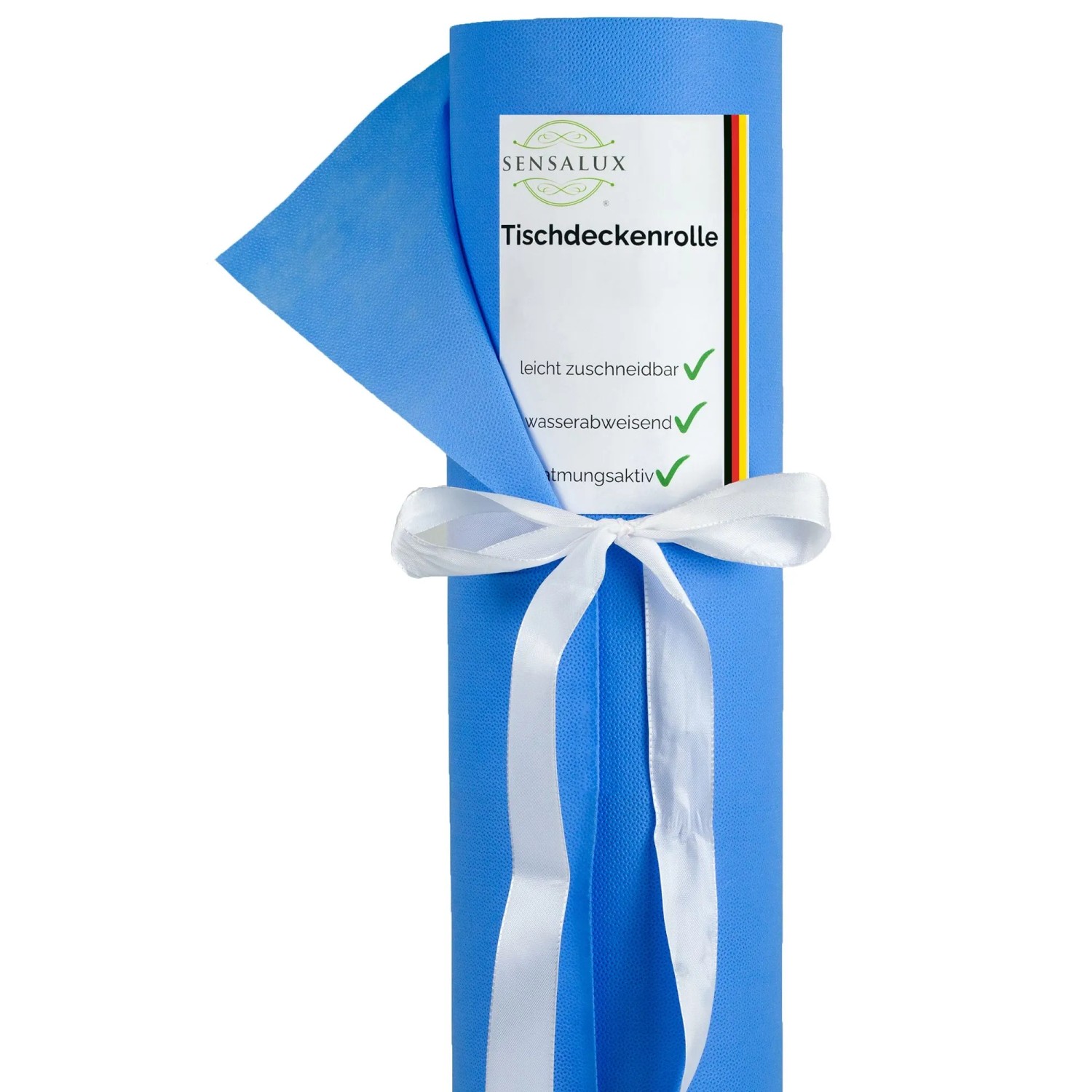 Sensalux Vlies-Tischdeckenrolle 1,5 m x 25 m Hellblau