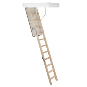 Minka Dachbodentreppe McStep Thermo 33, Fichte unbehandelt, mit Leiter