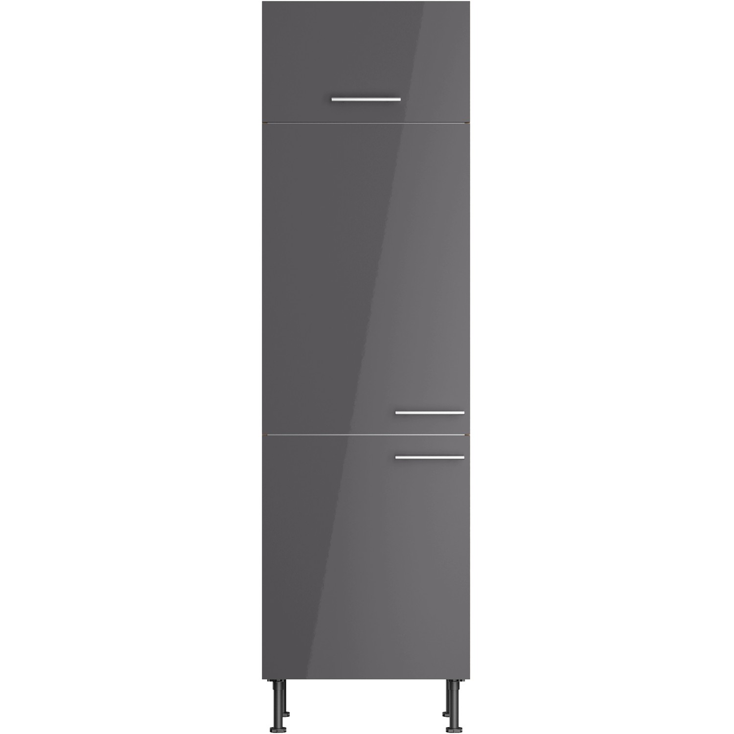 60 cm Anthrazit-Wildeiche Jonte984 kaufen OBI Kühlschrank bei Hochschrank Optifit für