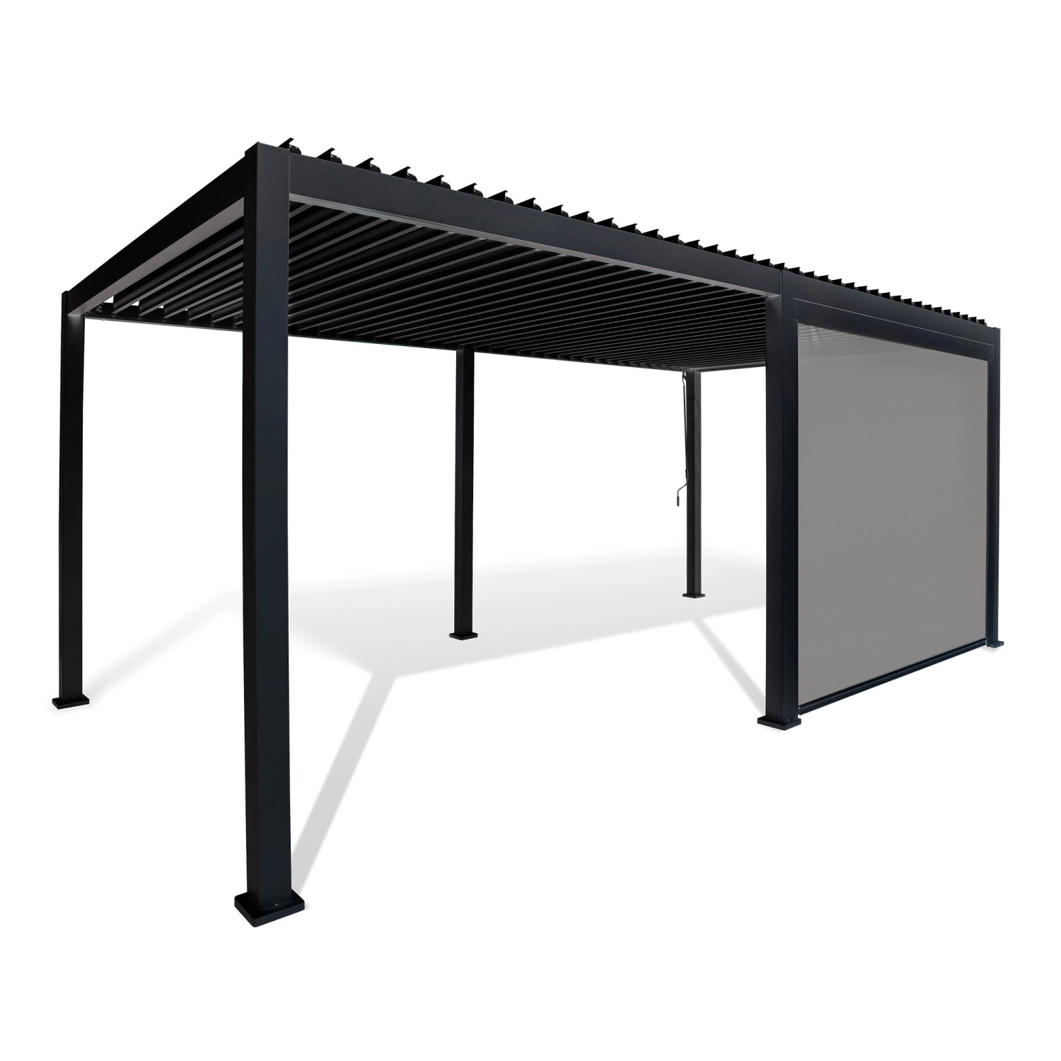 Seitenrollo 360 cm (für Cadiz Breite 360 cm + 720 cm) Anthrazit günstig online kaufen
