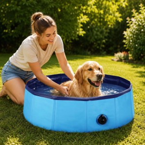Fudajo Hundepool 60X20Cm Hundeschwimmbad Hundeplanschbecken Hundebadewanne