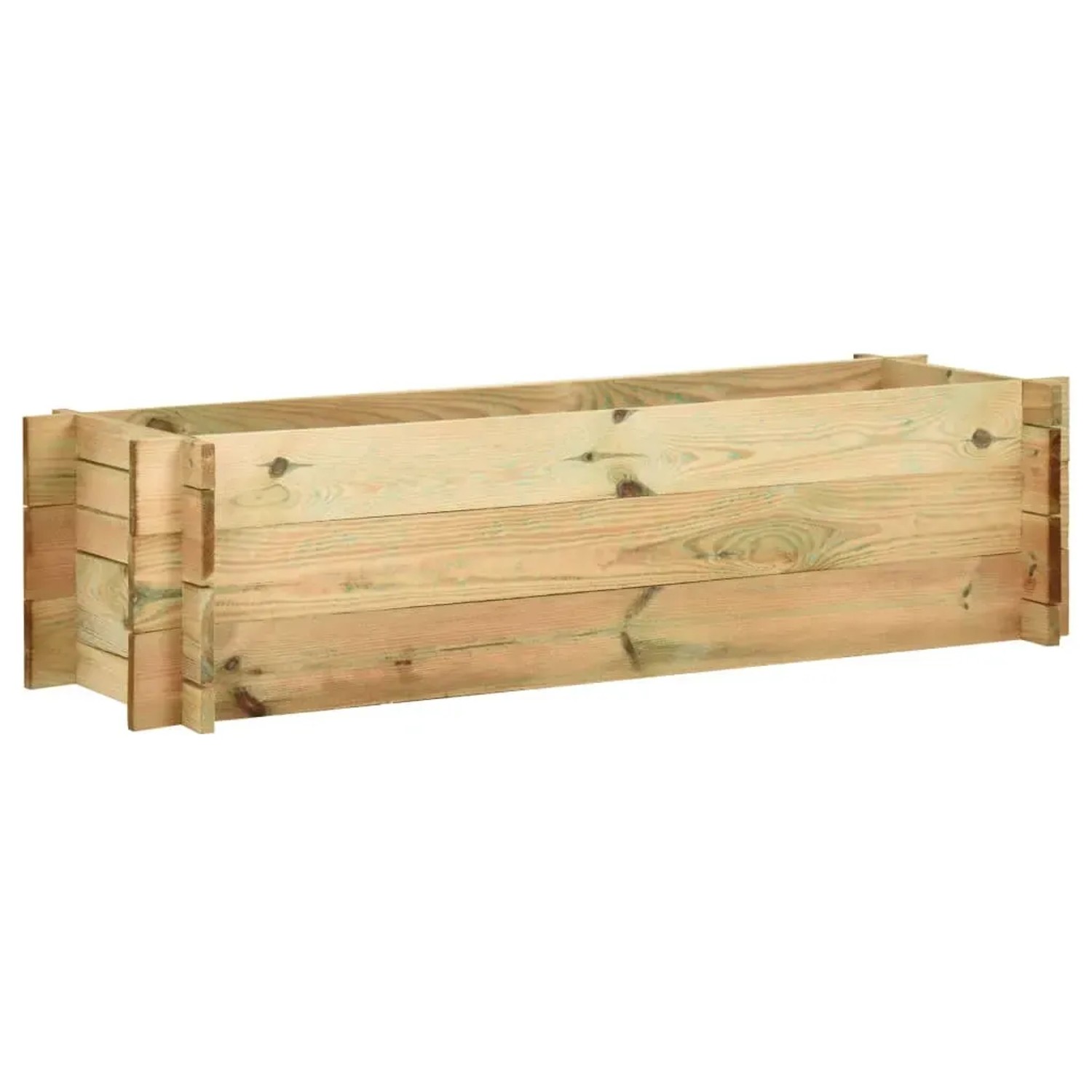 vidaXL Pflanzkübel Hochbeet Kiefernholz Imprägniert 120 cm 43349