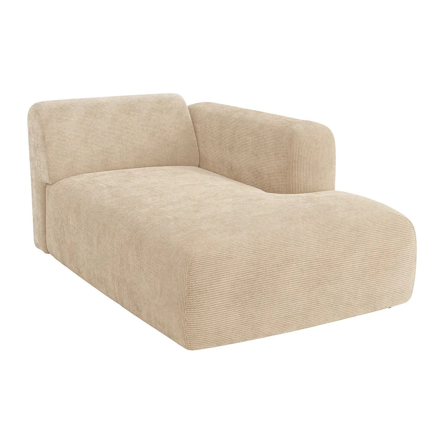 Vente-unique Recamiere Ohne Schlaffunktion Pogni Beige 108 cm