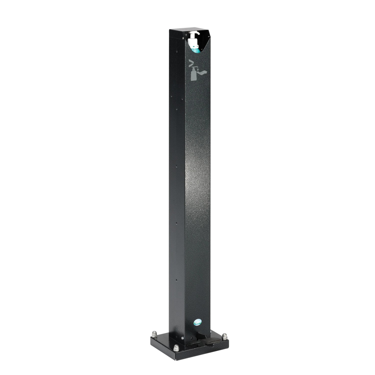 PROREGAL Robuster Handdesinfektionsspender Mit Pedal Bodenmontage HxBxT 120 günstig online kaufen