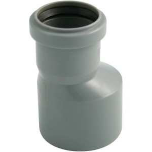 Marley HT-Übergangsrohr DN 40/32, exzentrisch, für Abwasserleitungen, staubgrau.