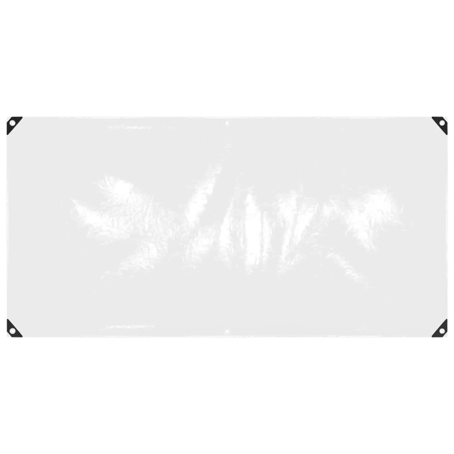 vidaXL Plane Transparent 1 x 2 m PVC 3429344
