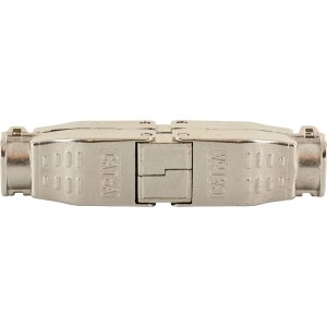 Schwaiger CAT 6A Keystone Verbinder aus Zinkdruckguss für Netzwerkkabel.