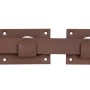 Alberts Duravis Doppeltorüberwurf, rostbraun, duplexbeschichtet, 423x70 mm, für Gartentore.