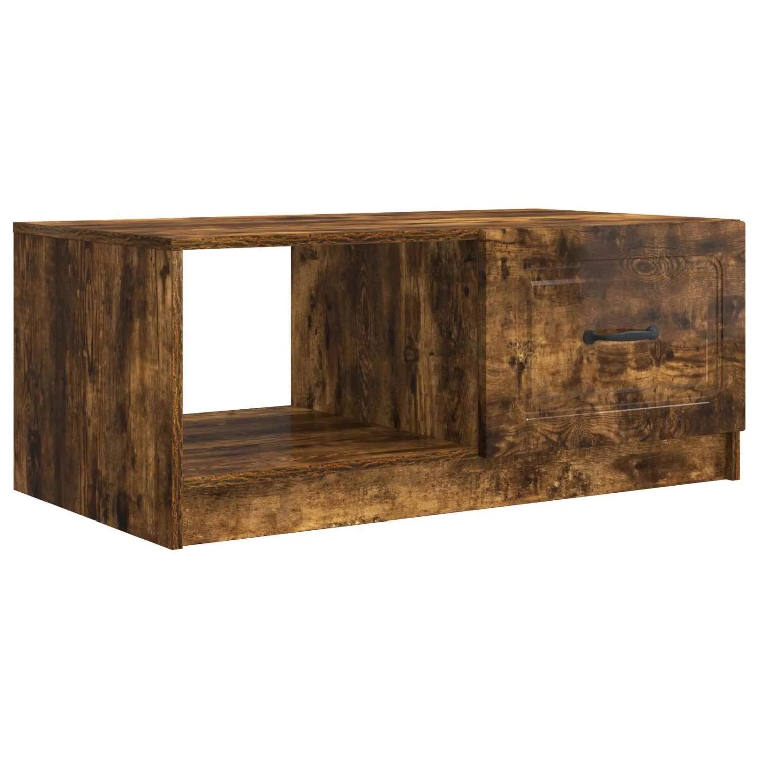 vidaXL Couchtisch Geräucherte Eiche 90 x 50 x 37 cm Holzwerkstoff 895880