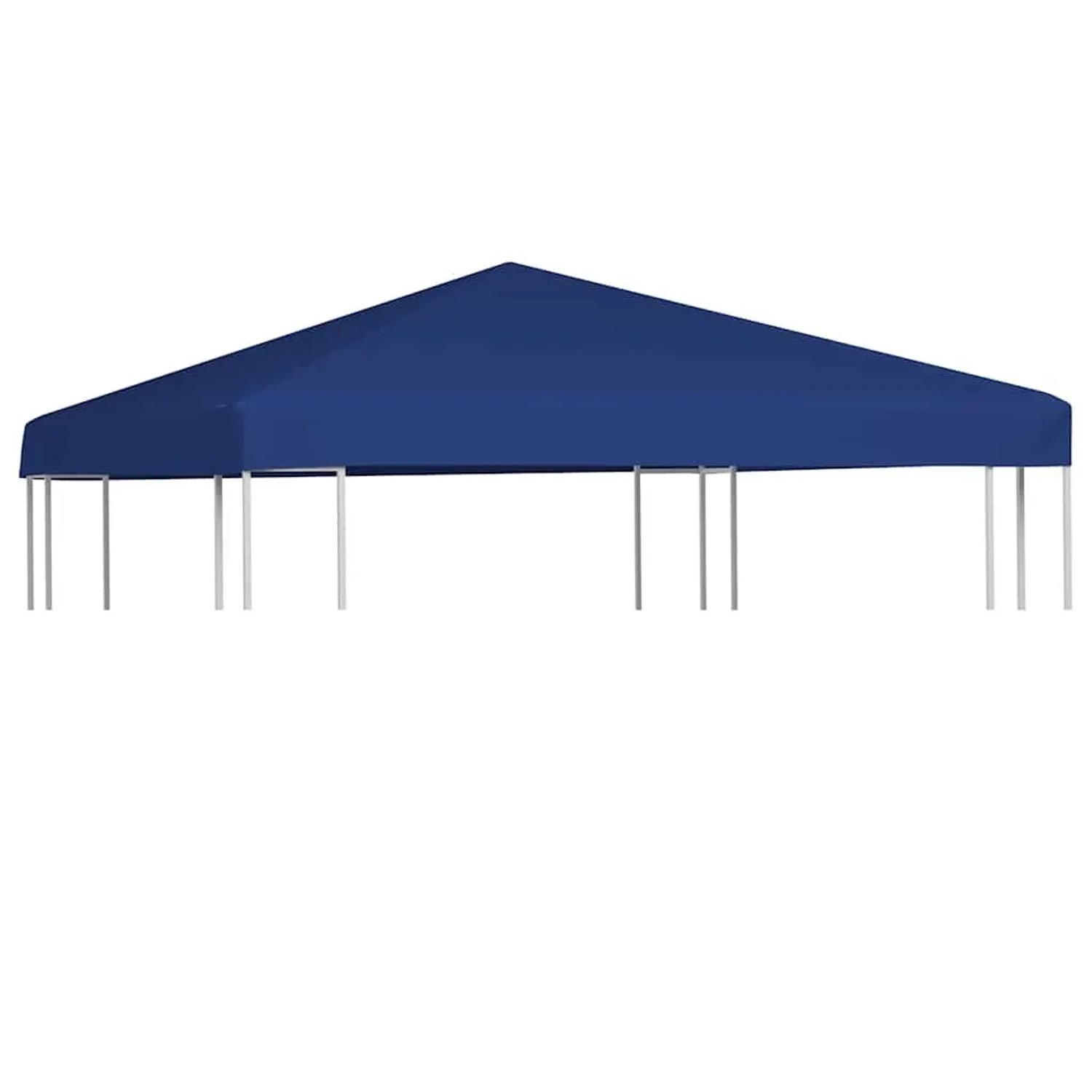 vidaXL Pavillondach 310 g/m² 3x3 m Blau 44782