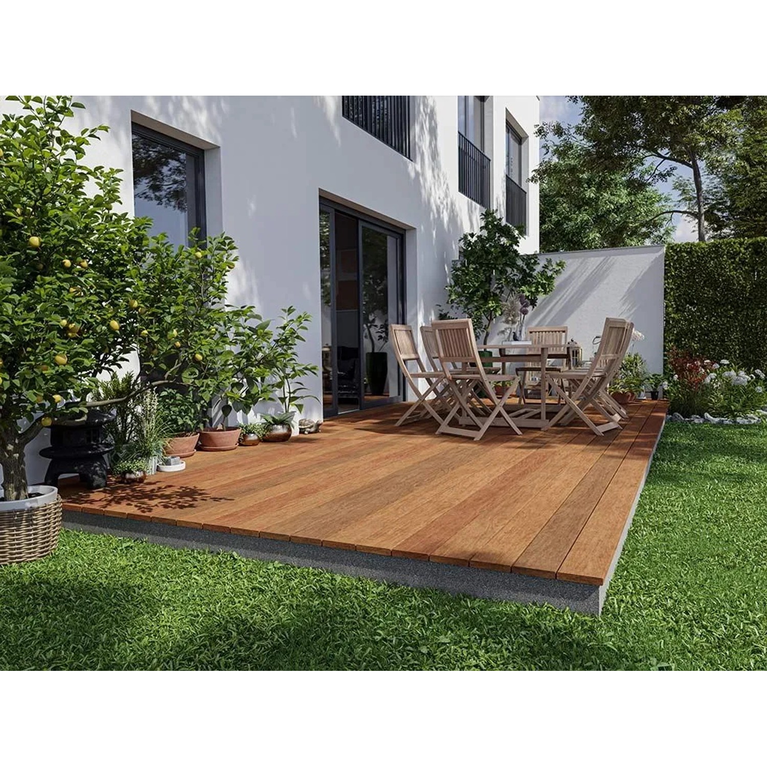 Belladoor Bangkirai Terrassendiele Standard Qualität 579 cm Lang