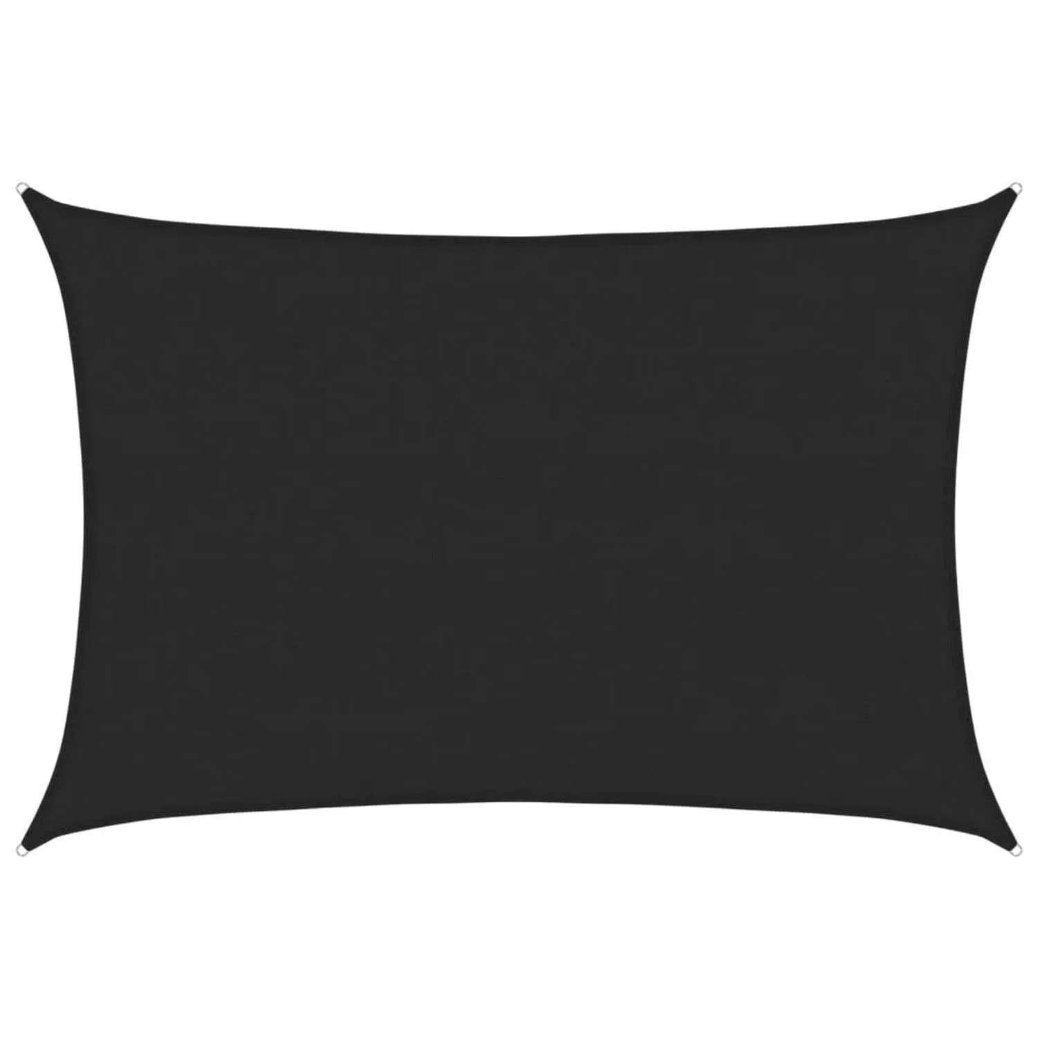 vidaXL Sonnensegel 160 g/m² Schwarz 4x5 m HDPE 311738 günstig online kaufen