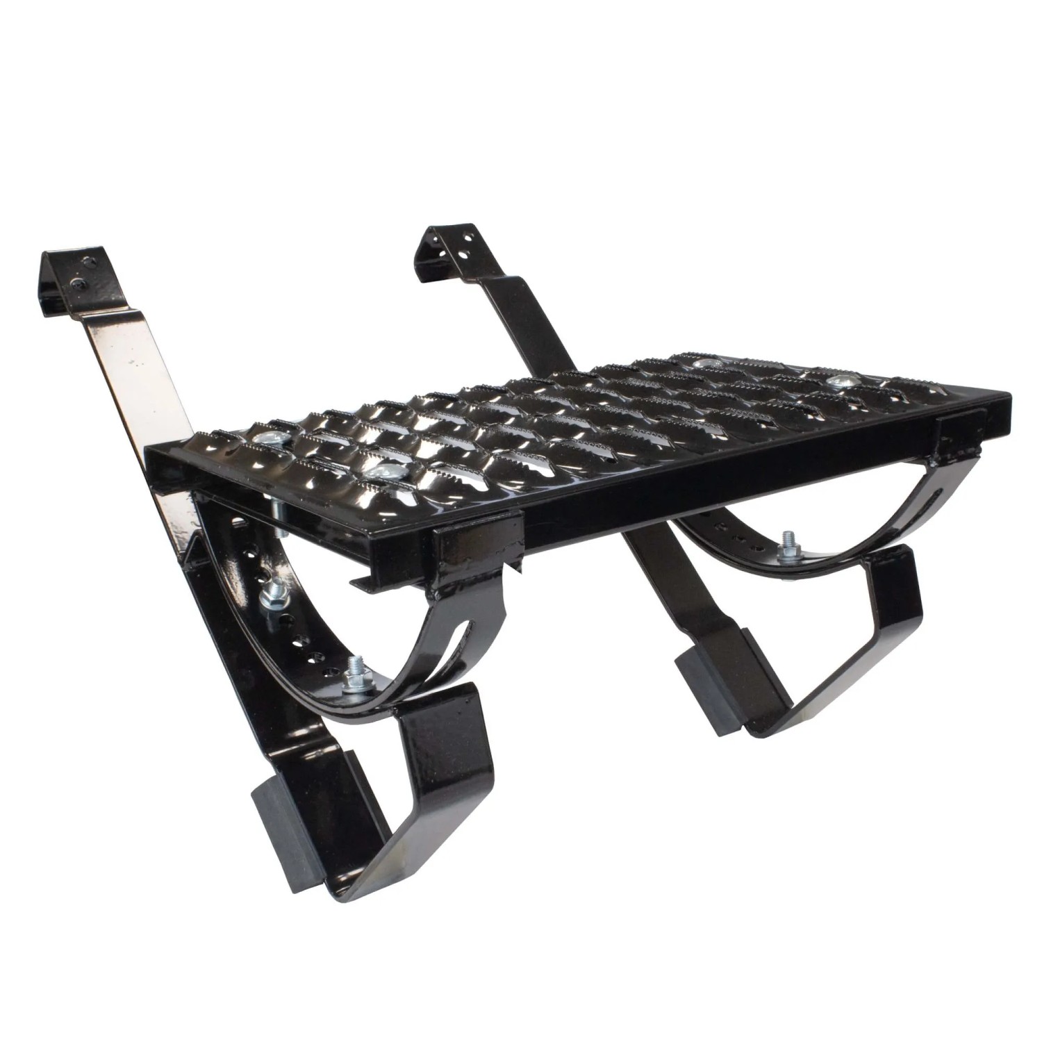 Daprona Laufrost Set für Gewellte Dachziegel 60cm Stahl Verzinkt Schwarz