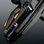 Detailaufnahme: McCulloch CS 410 Elite Benzin-Kettensäge, schwarz/gelb.