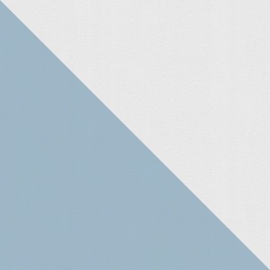 PROFHOME Struktur Tapete in Spachteloptik, matt weiß und blau. Überstreichbare Vliestapete.