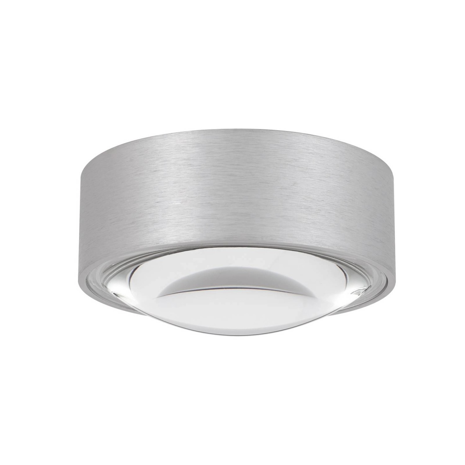 Lindby LED Deckenlampe Siaka 10038657 Modern in Alu aus Aluminium 1-flammig Badezimmerleuchte