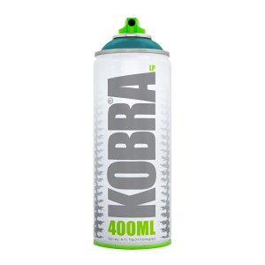 Kobra LP Buntlack Spray, 400ml, Lagunenblau Matt. Sprühdose für DIY-Projekte und kreative Farbgestaltung.