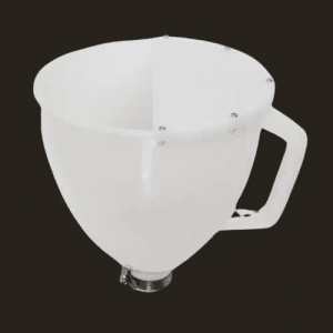 Floxxan Trichterspritzpistole für Baumwollputz/Flüssigtapete, weiße Kunststoffausführung mit Griff.