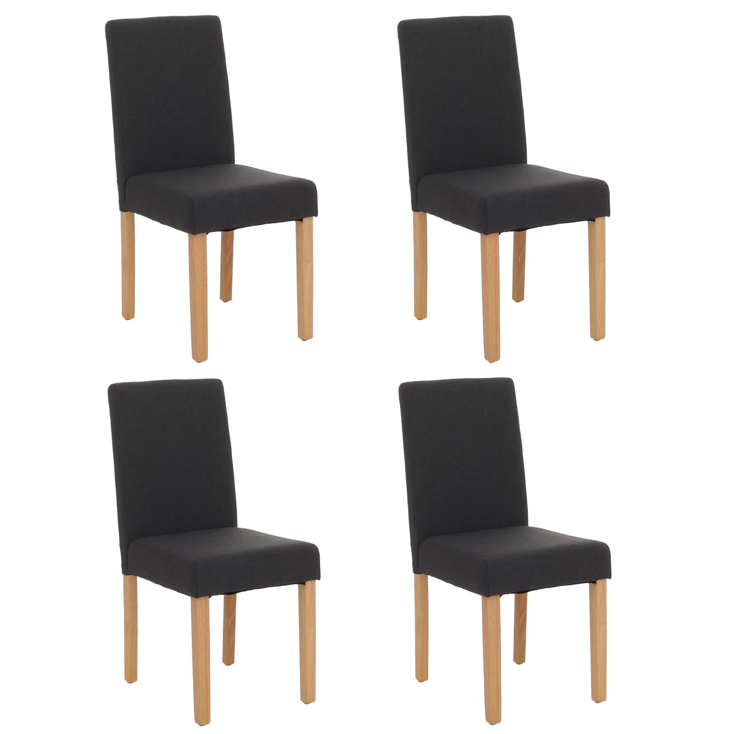 CHEFGASTRO Esszimmerstuhl 4er-Set Klassisch & Zeitlos 90x43x56cm Sitzhöhe 4 günstig online kaufen