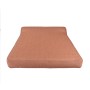 Aufblasbare Best Doppelliege Alcudia in Terracotta, ideal für Garten und Terrasse.