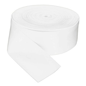 Gerolltes Dalsys Fugenband aus weißem Weich-PVC, 60mm breit, für Bauabdichtungen und Feuchtigkeitsschutz.