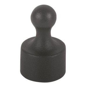Fix-o-moll Magnetkegel, Neodym, 20 mm, schwarz, 4er-Set, für Haushaltshelfer.