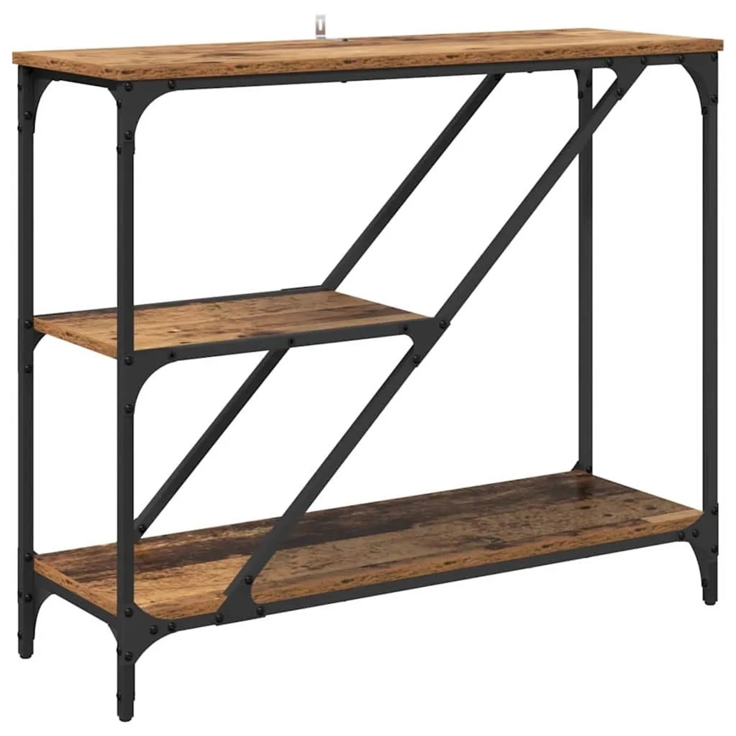 vidaXL Konsolentisch Altholz 88,5 x 30 x 75 cm Holzwerkstoff 882799