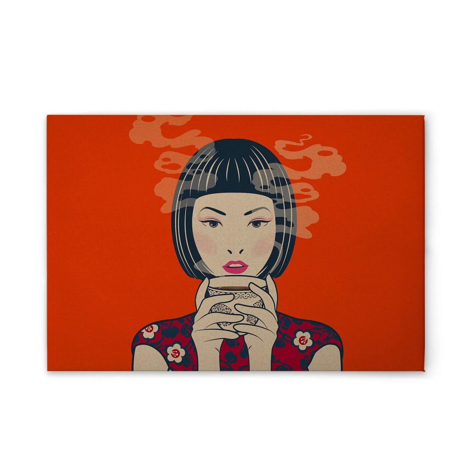 Tadessi Leinwandbild - M1-No.51005 - Asiatisch - 120 x 80 cm - Hochformat