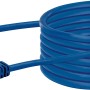 Blaues Schwaiger CAT 8 Netzwerkkabel (5 m) mit RJ45 Stecker für Netzwerktechnik.
