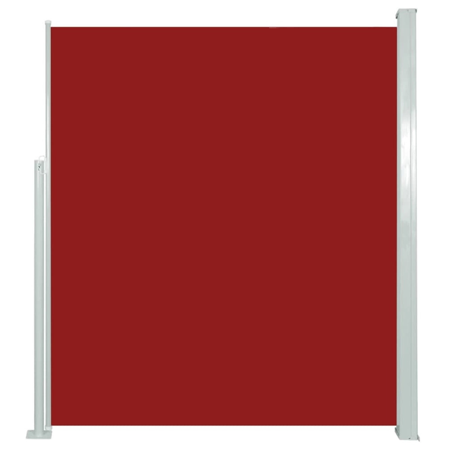 furnicato Ausziehbare Seitenmarkise 160x500 cm Rot günstig online kaufen