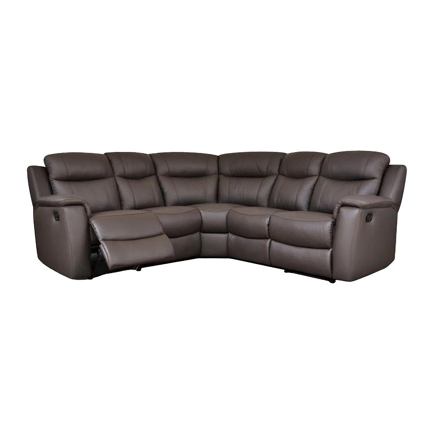 Vente-unique Relaxsofa Evasion Braun 217 cm
