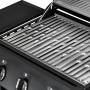 Detailaufnahme: Enders Gasgrill San Diego Next 3 mit Edelstahlrost und 3 Brennern.