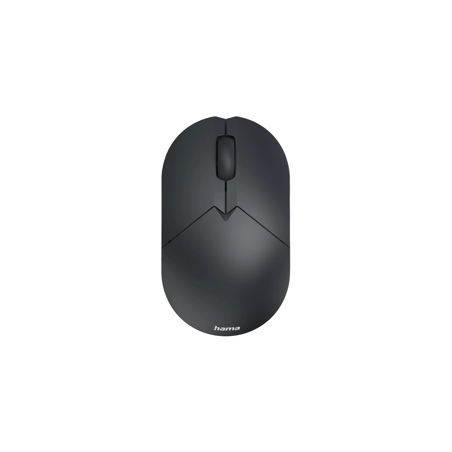 Hama Optische 3-Tasten-Mini-Funkmaus WM-150 ohne Klickgeräusch Schwarz