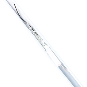 Graue LED-Unterbauleuchte, 120 cm, 18 W, mit austauschbarer Röhre für Werkstatt, Büro oder Keller.