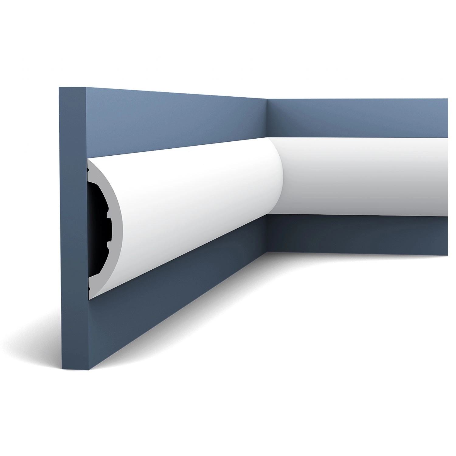 ORAC DECOR P3070 Radius Ulf Moritz LUXXUS Wandleiste Friesleiste Stuckleiste 2 m 200 cm x 12,5 cm x 3,2 cm Weiß