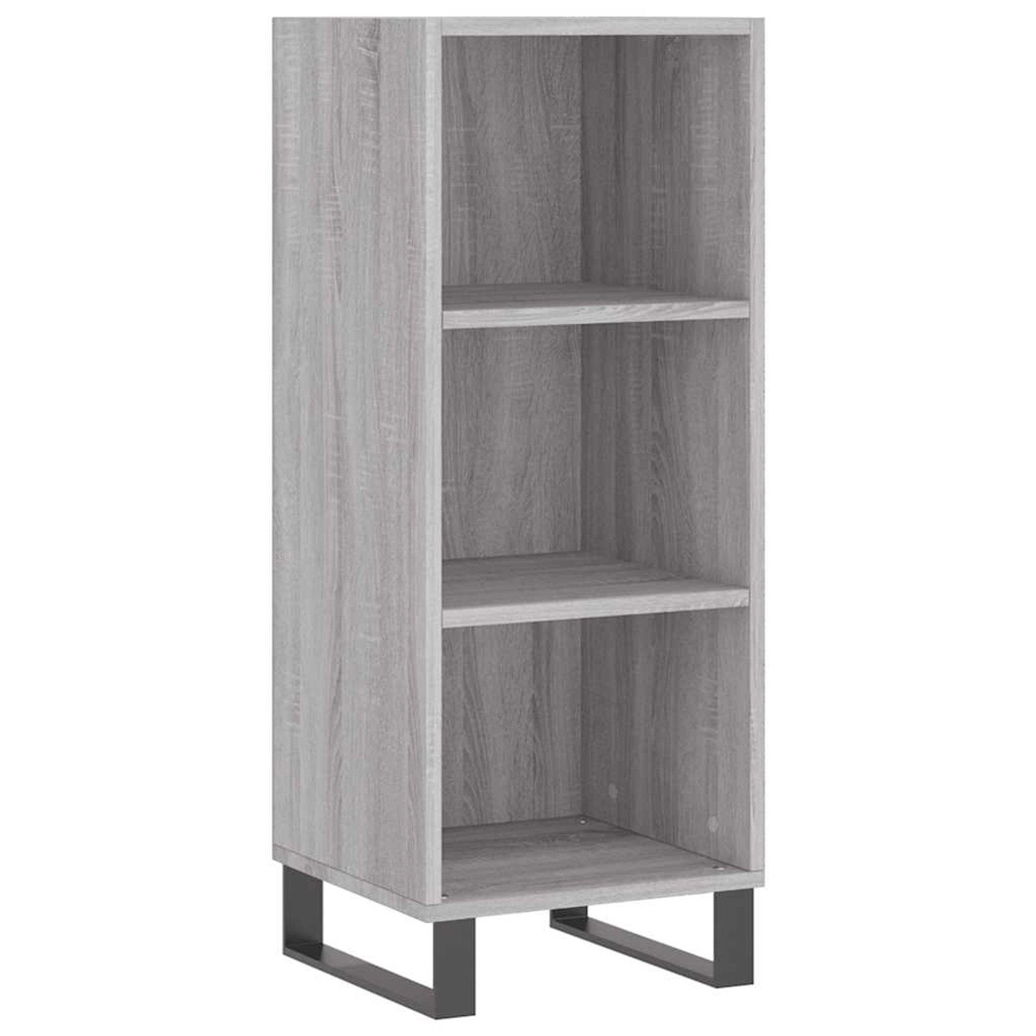 vidaXL Sideboard Grau Sonoma 34,5x32,5x90 cm Holzwerkstoff 828762 günstig online kaufen