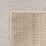 Detailansicht: Ayyildiz Flachgewebeteppich Helix 2200 in Creme, Ø 80 cm. Moderner Teppich mit Schlingenstruktur.