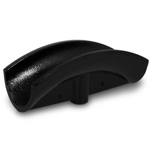 EBERTH Druckstück 2-1/2 Zoll für Rohrbiegemaschine, Gusseisen, schwarz lackiert.