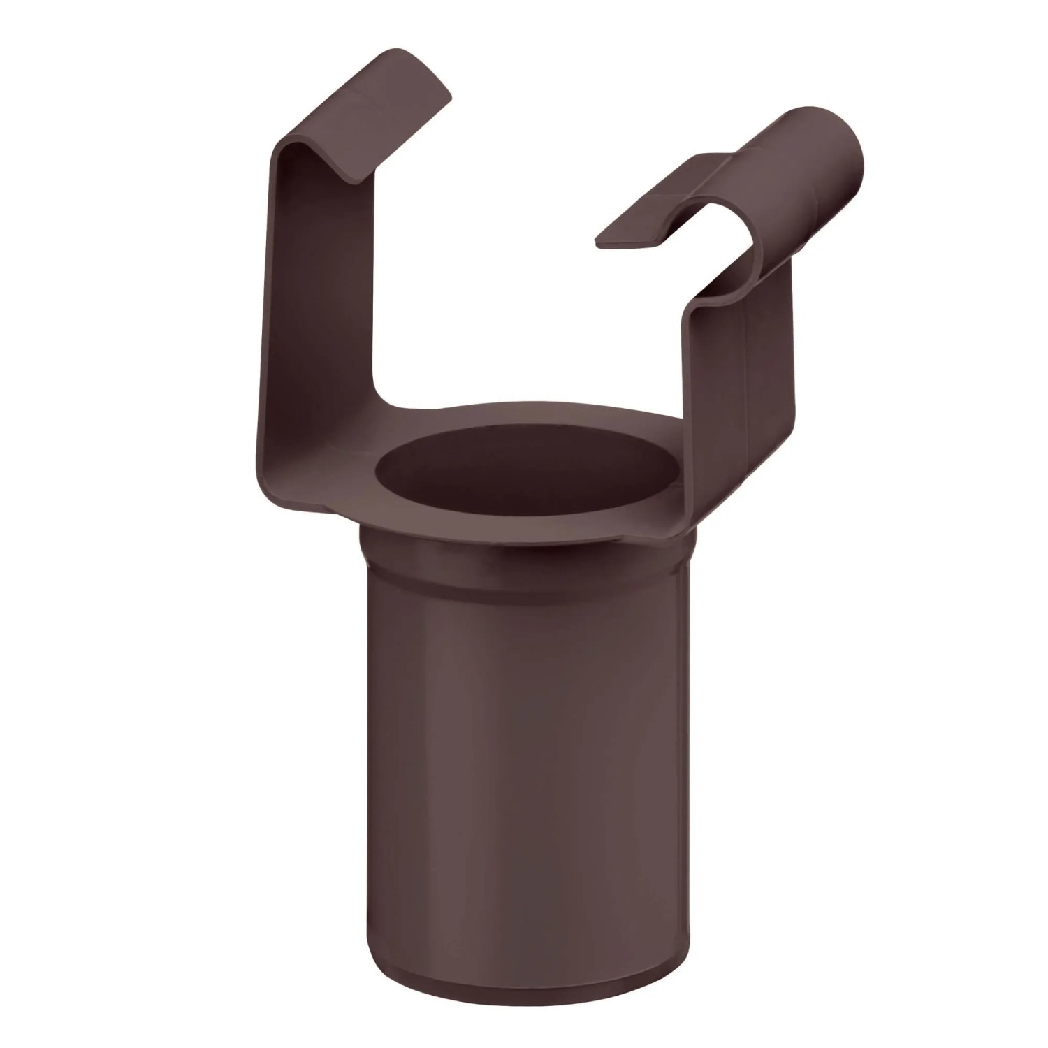 Inefa Einhangstutzen PVC DN 50/NW 68 Kastenrinne Dunkelbraun Dachentwässerung