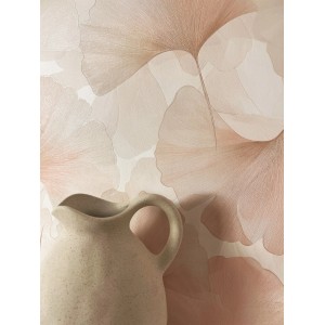 Newroom Vliestapete Druina Rosa Blumen Natur Strukturiert FSC®
