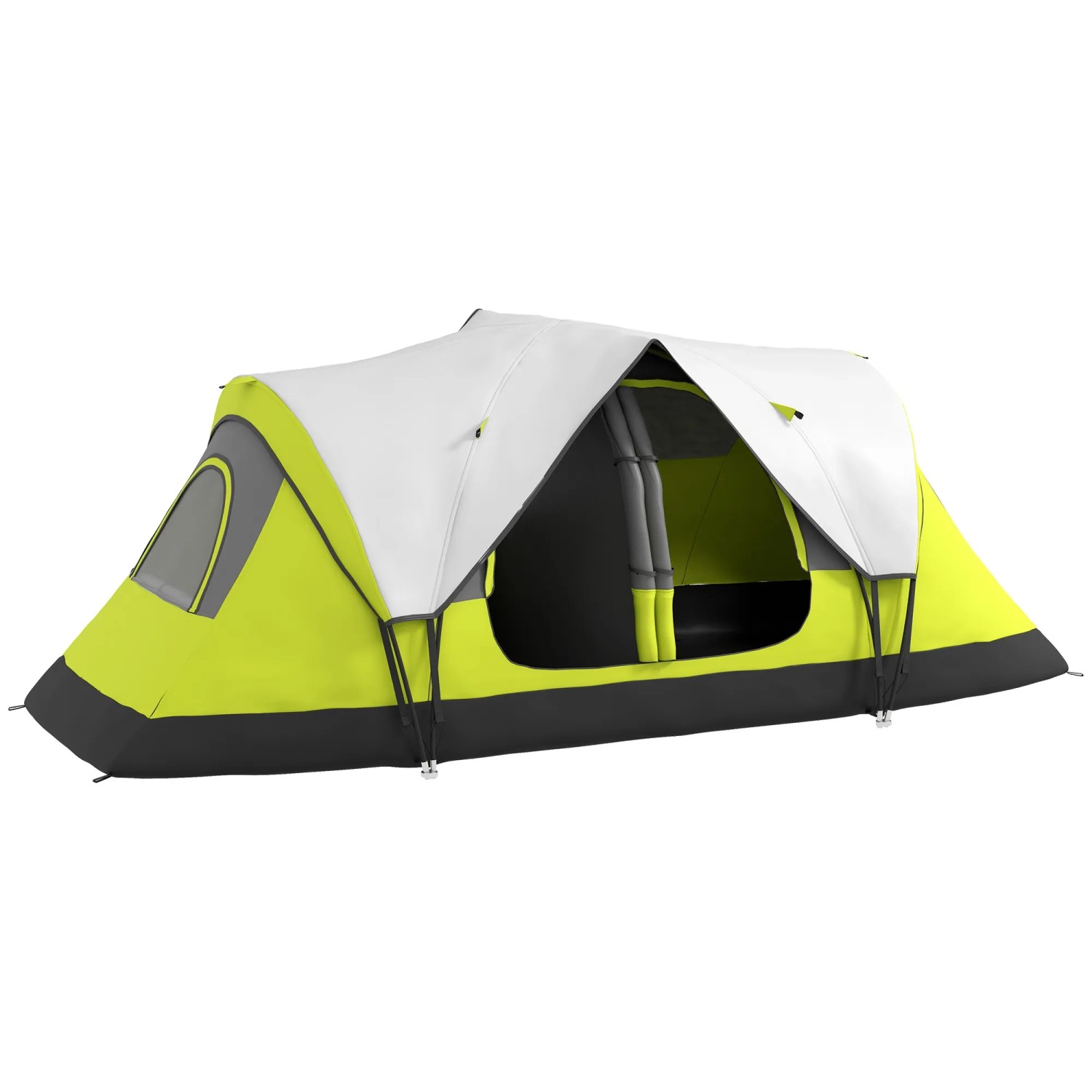 Outsunny Campingzelt Polyester Fiberglas 450L x 215B x 180H cm
