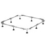 Bette Fuß-System für Steel Duschwanne 100x100 cm, Metallrahmen mit höhenverstellbaren Füßen.