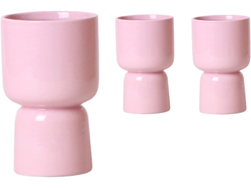 15 9 Rosa cm Höhe cm kaufen Keramik Innen OBI Übertopf ca. bei aus \